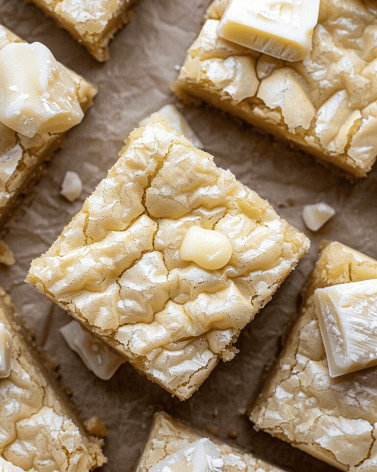 Decadent White Chocolate Brownies Recipe