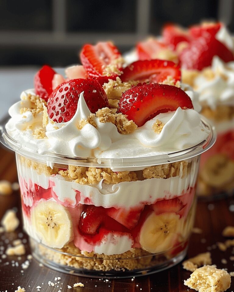 Heavenly Strawberry Cheesecake Pudding Recipe