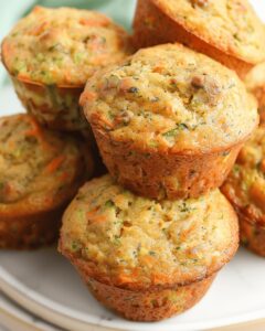 Decadent Carrot Cake Zucchini Muffins Recipe