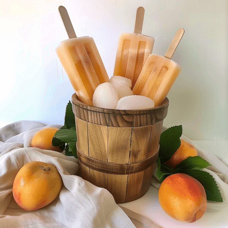 Peaches & Cream Popsicles Recipe