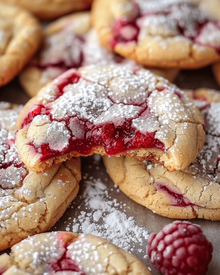 Sumptuous Raspberry Bliss Chewy Cookies Recipe