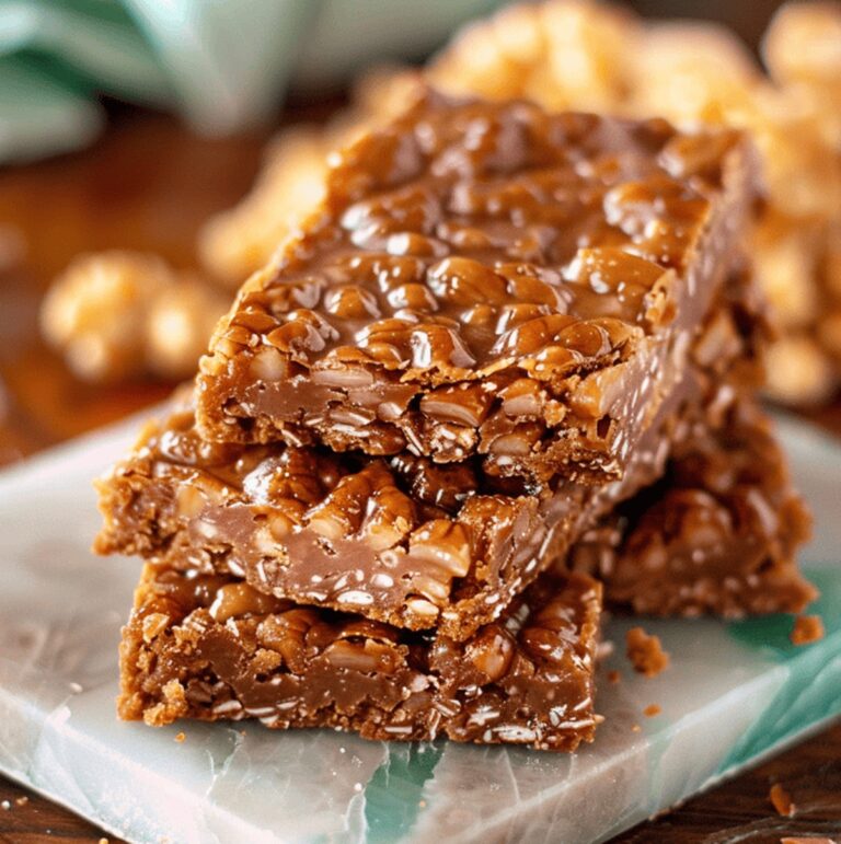 Homemade Crunch Bars Recipe