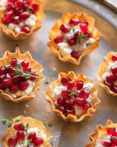Pomegranate Goat Cheese Bites Recipe
