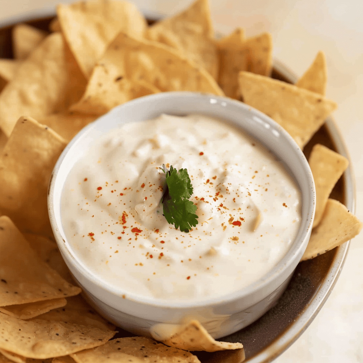 Creamy Mexican White Cheese Dip Recipe