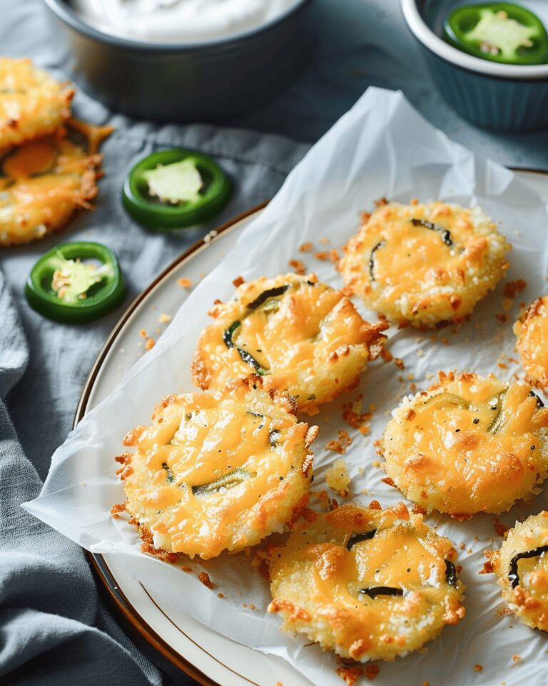Spicy Jalapeno Cheese Rounds with Tangy Yogurt Dip Recipe