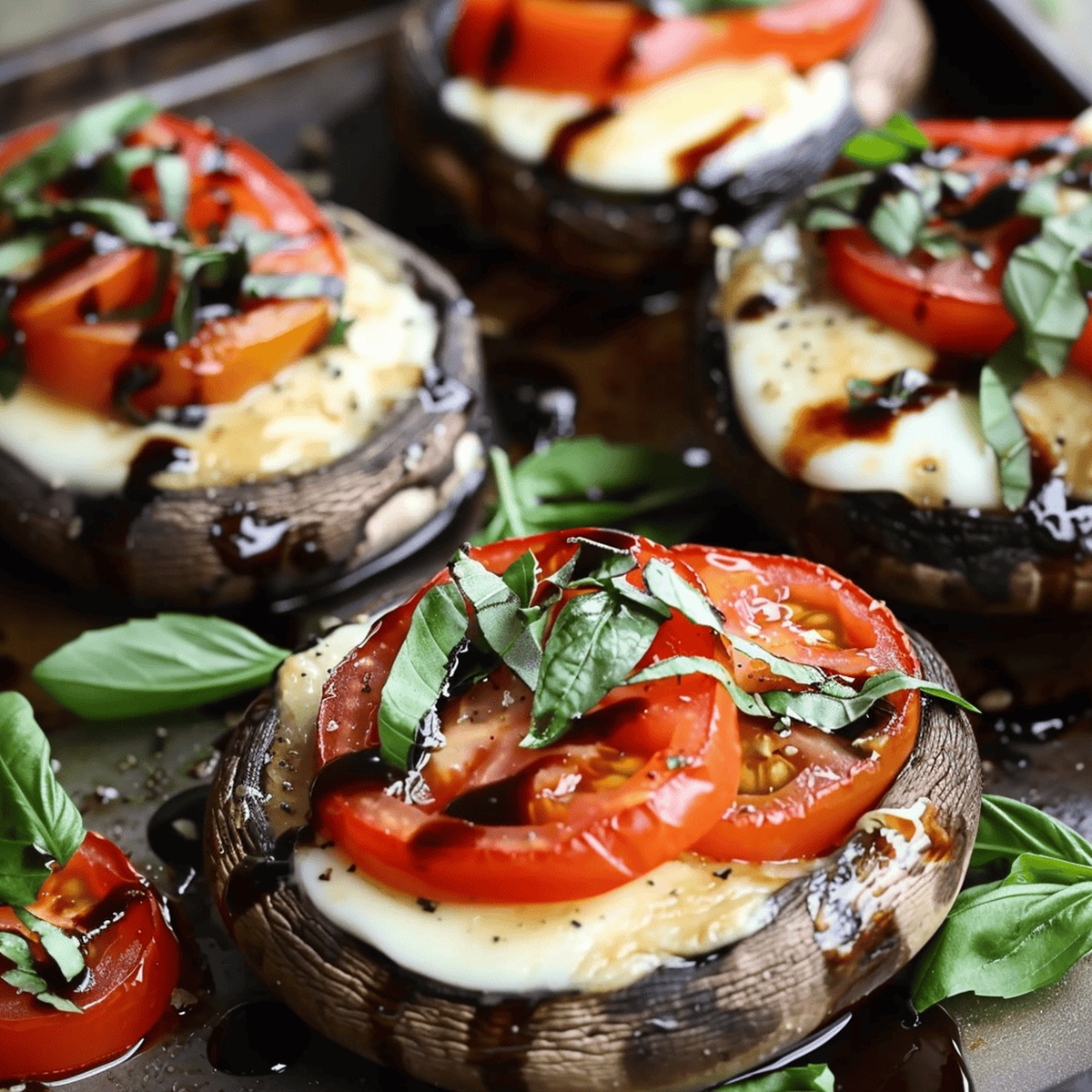 Caprese Stuffed Portobello Mushrooms Recipe