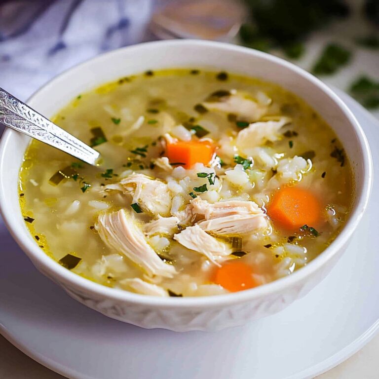 Cozy Chicken And Rice Soup Recipe