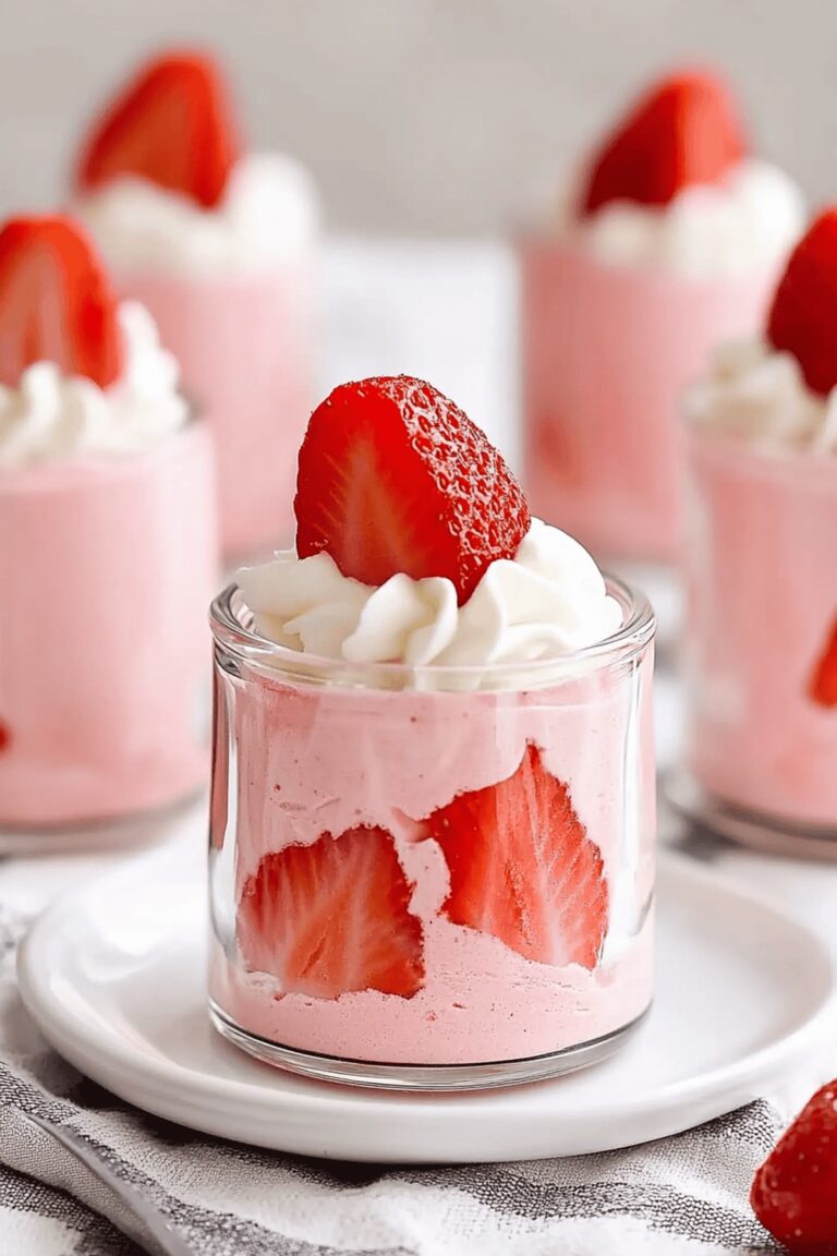 Silky Strawberry Mousse Recipe