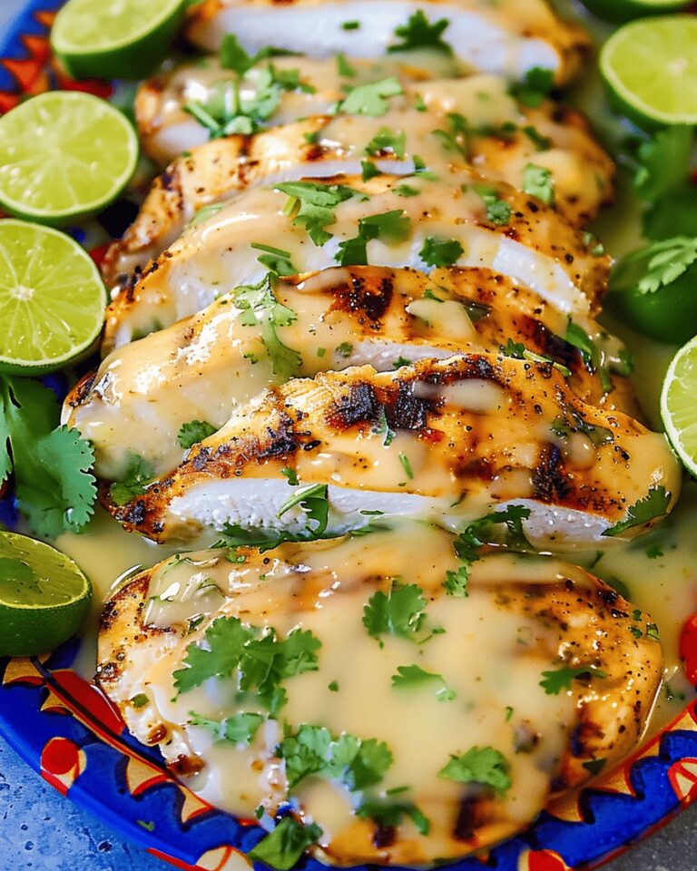 Grilled Salsa Verde Pepper Jack Chicken Recipe