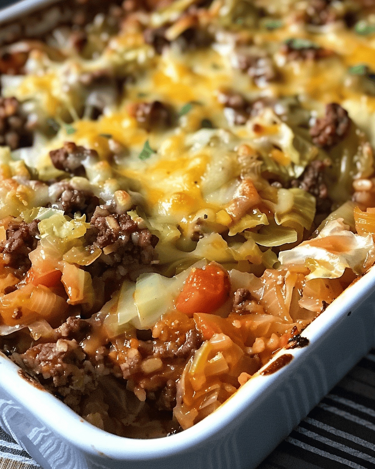 Hearty Cabbage and Beef Casserole Recipe