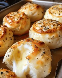 Crispy Cheesy Garlic Butter Puffs Recipe