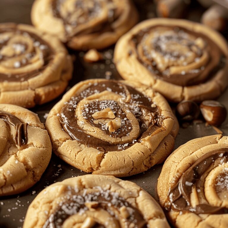 Peanut Butter Hazelnut Swirl Cookies Recipe