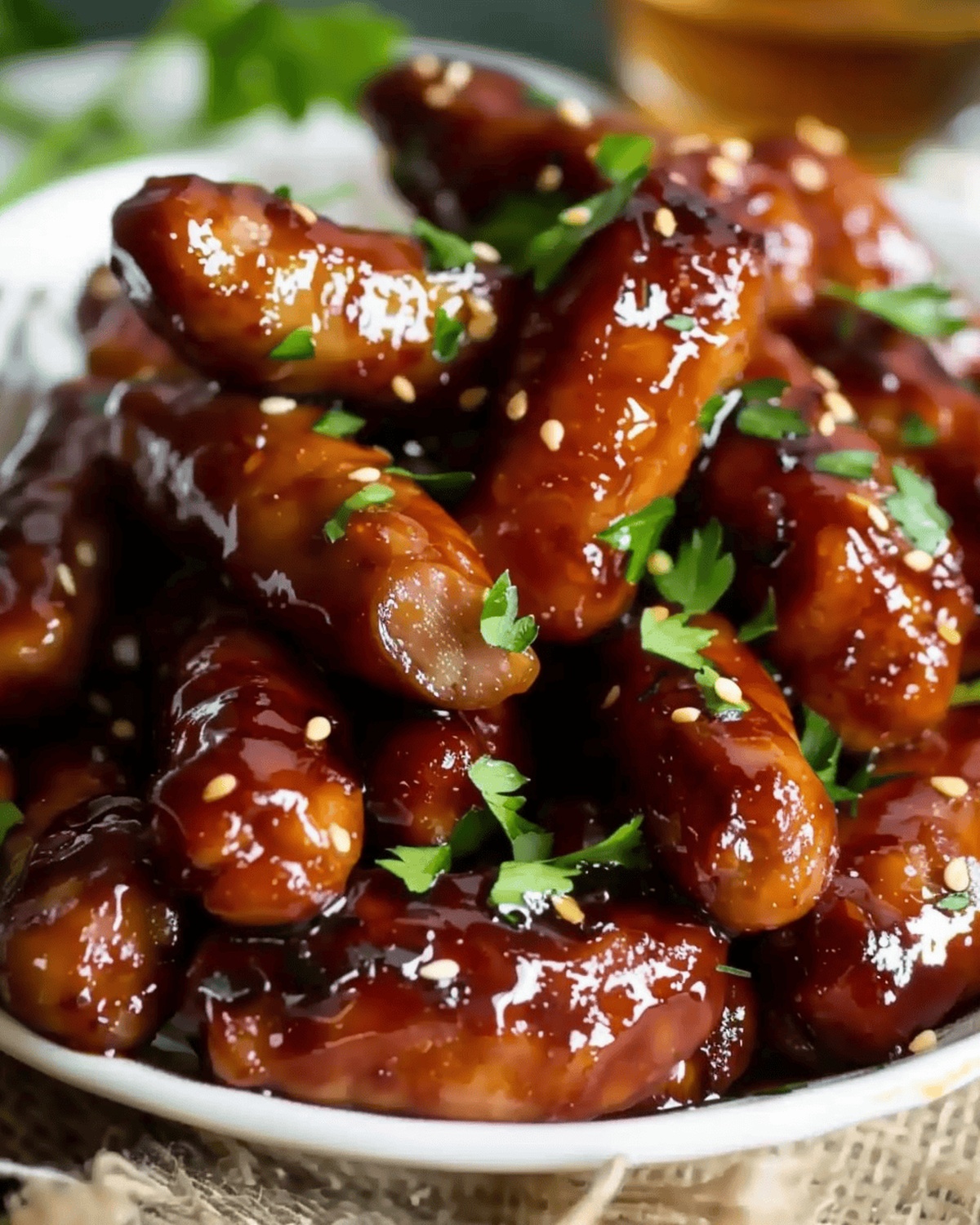 Sticky Teriyaki Chipolata Bites Recipe