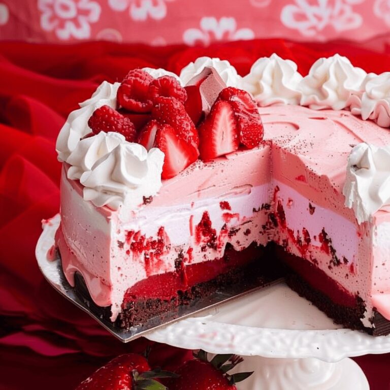 Strawberry Red Velvet Cheesecake Recipe