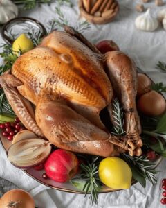 Juicy Herb-Infused Roast Turkey Recipe