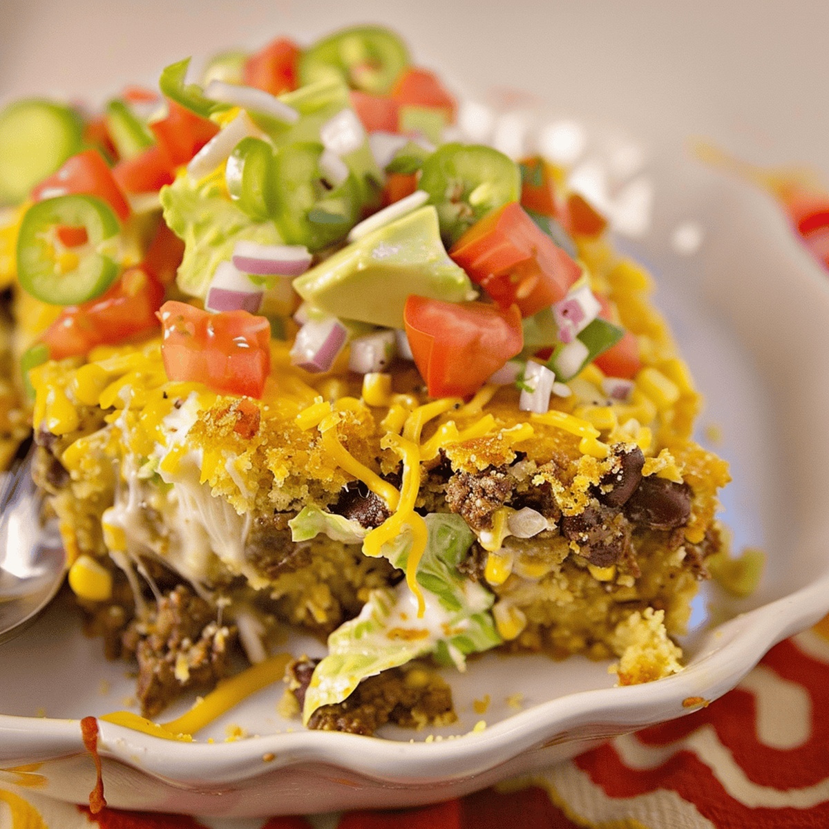 Taco Cornbread Casserole Recipe