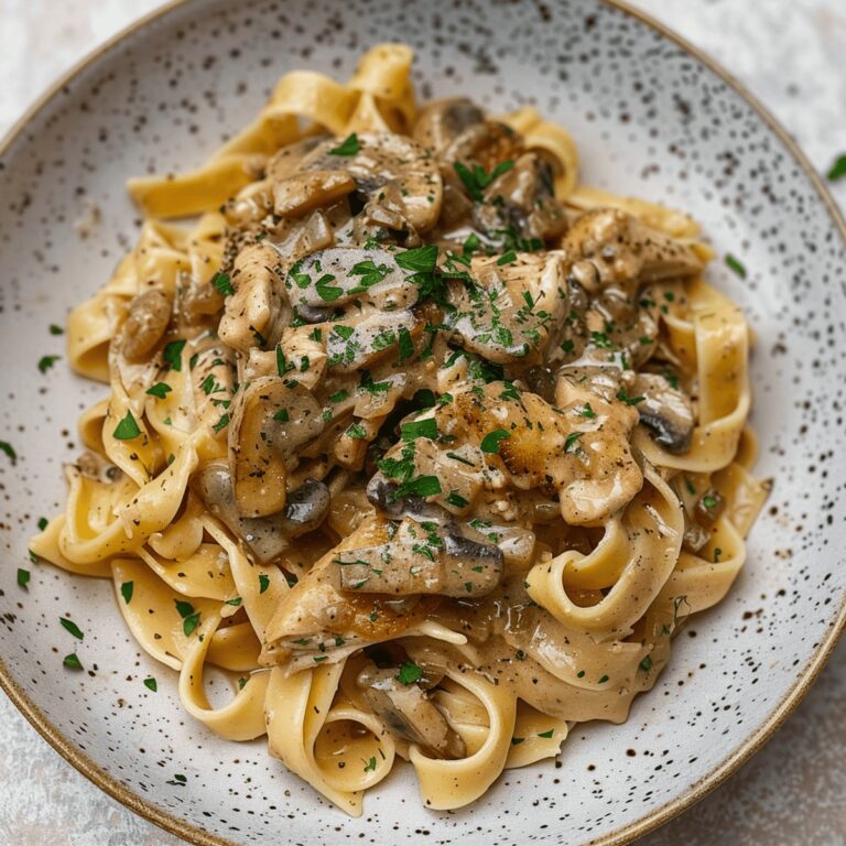Cozy & Comforting Chicken Marsala Pasta Recipe