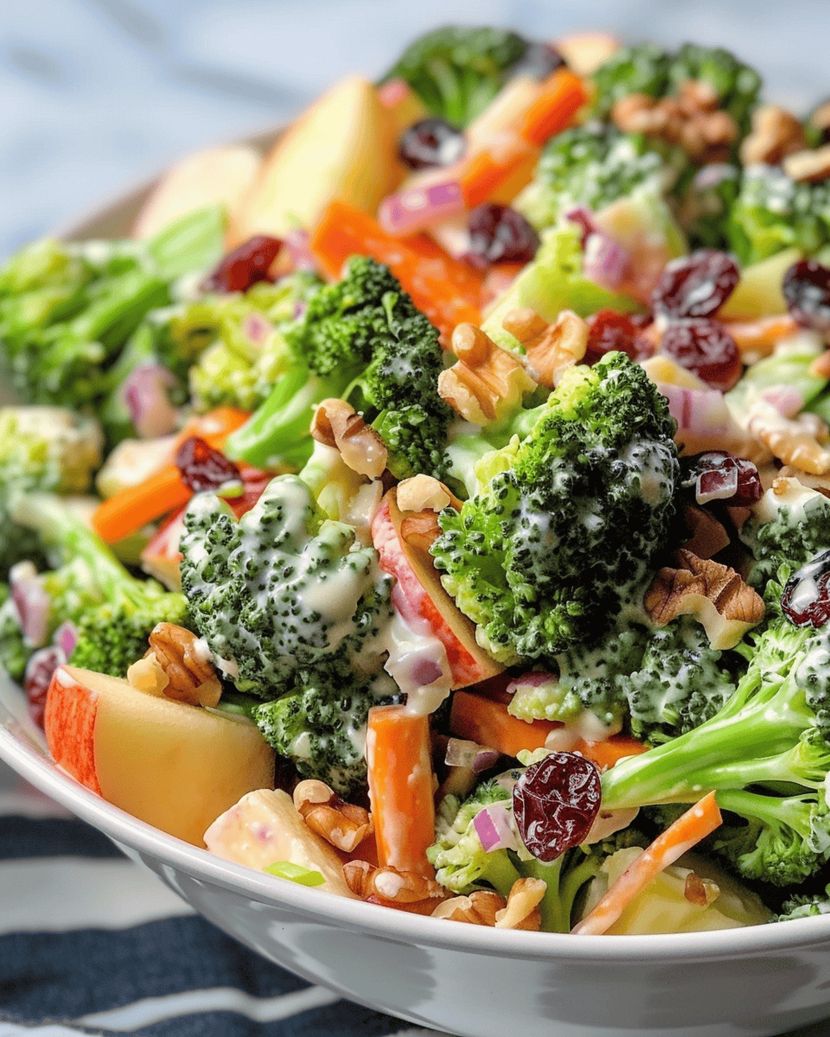 Vibrant Broccoli Apple Crunch Salad Recipe