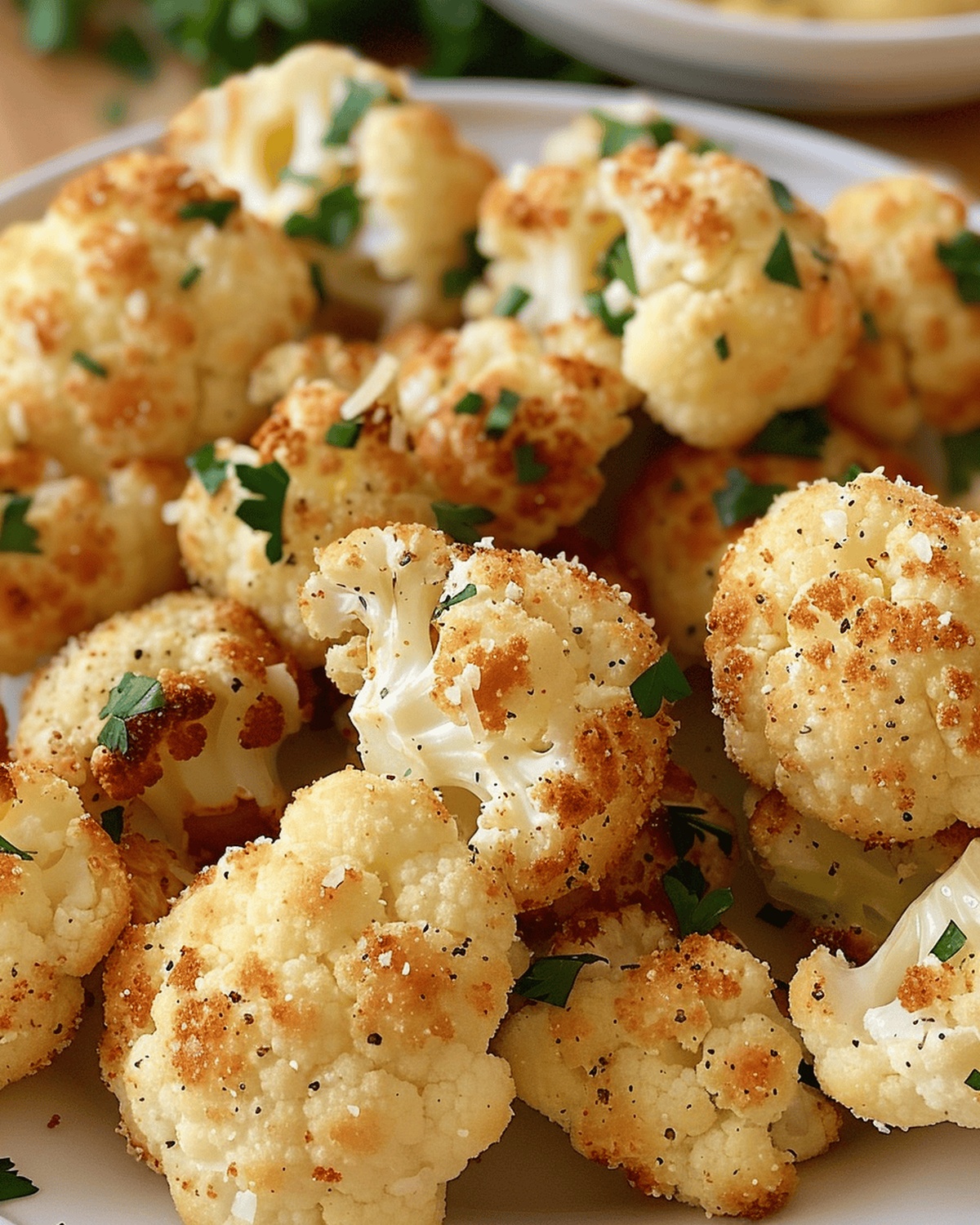 Crispy Parmesan Cauliflower Bites Recipe