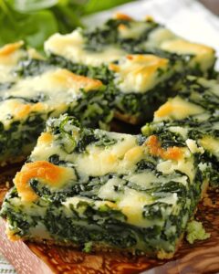 Gooey Spinach Bars Recipe