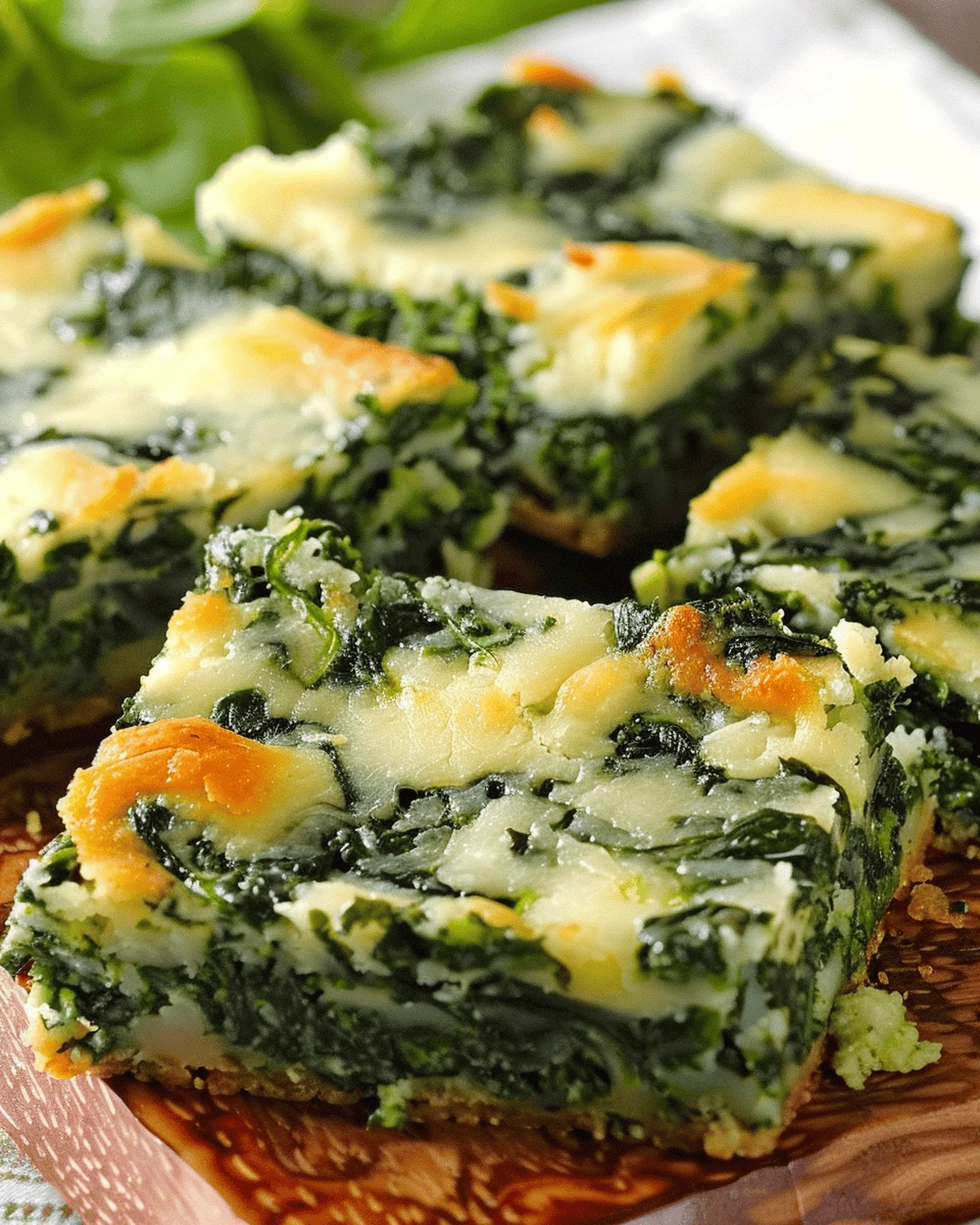 Gooey Spinach Bars Recipe