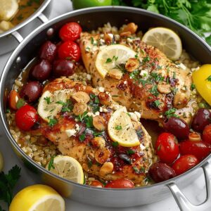 Mediterranean Chicken with Feta and Olives Recipe