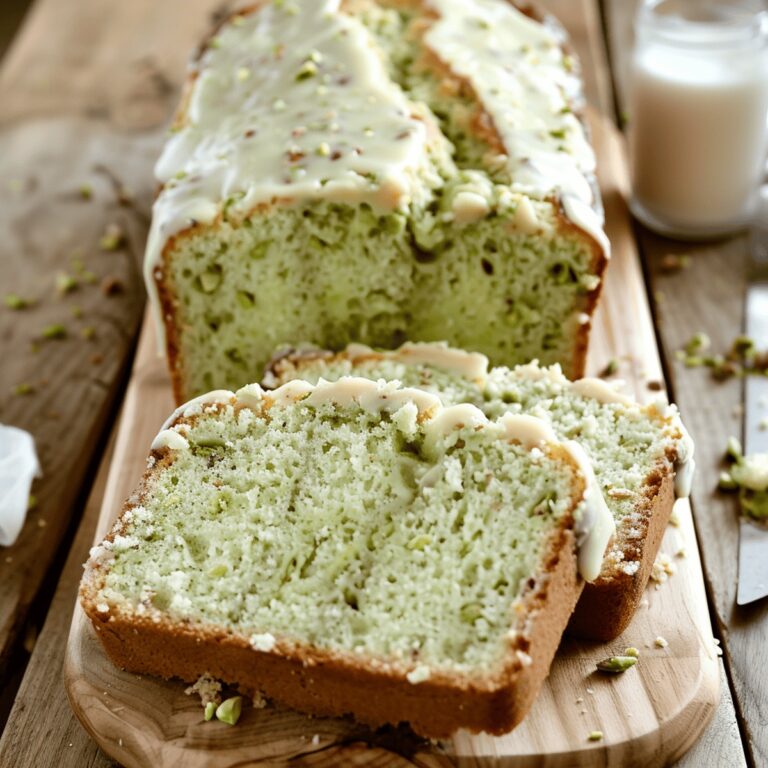 Pistachio Pudding Bread Recipe