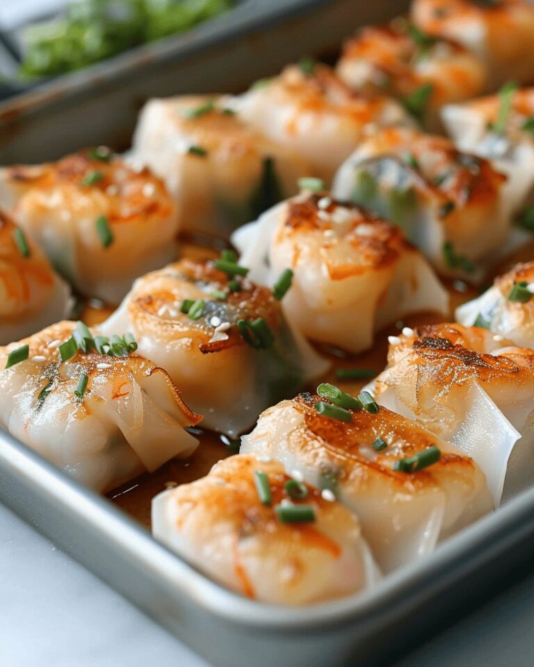 Crispy Shrimp and Chive Rice Paper Dumplings Recipe
