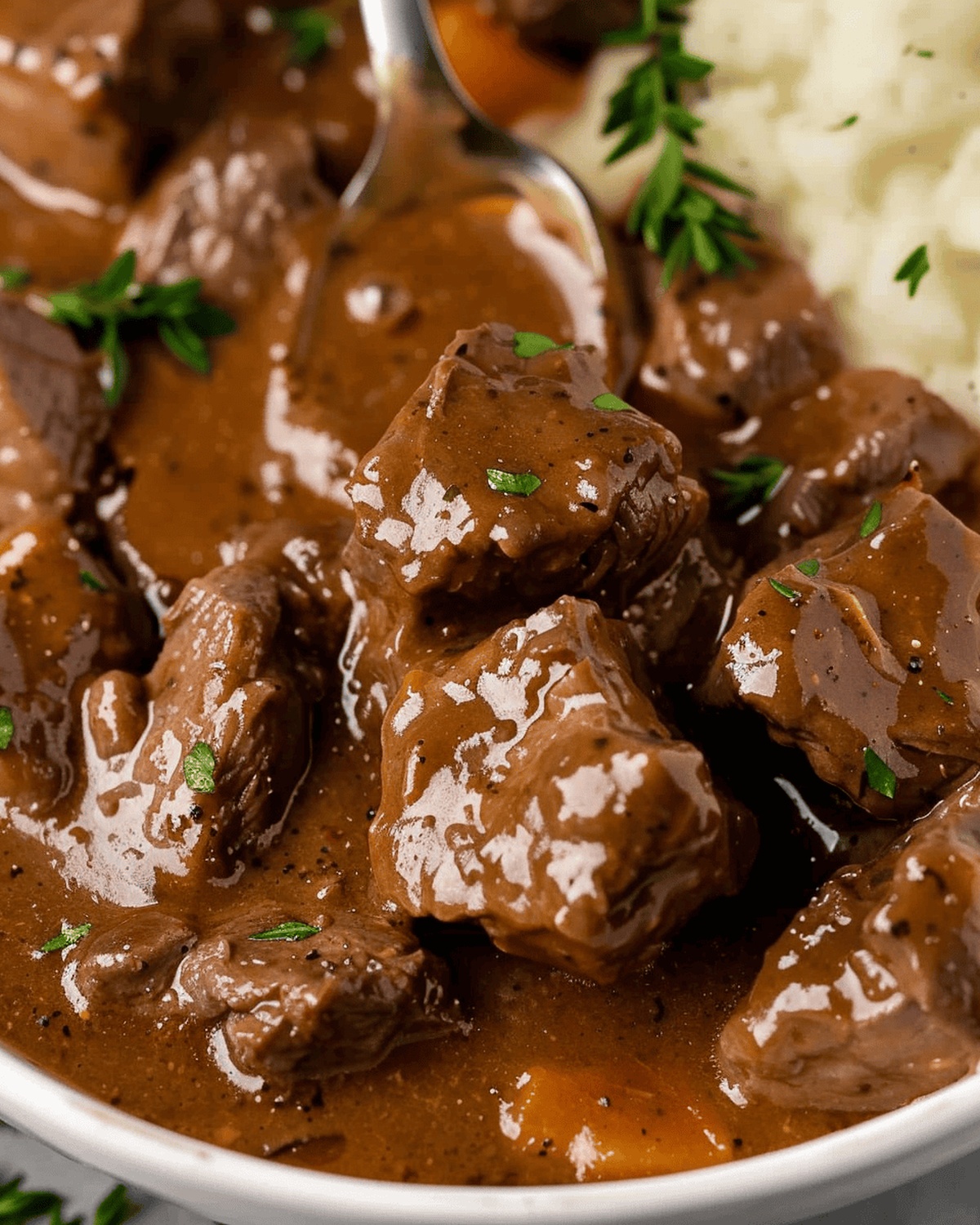 Hearty Beef Tips with Rich Gravy Recipe