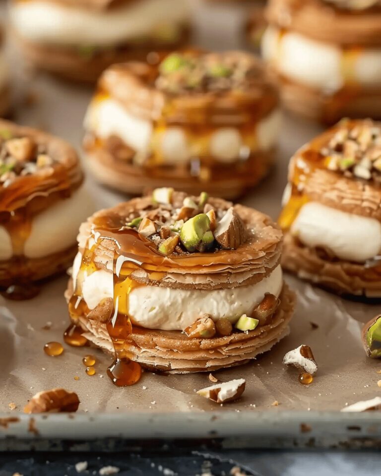 Heavenly Baklava Cream Sandwich Cookies Recipe
