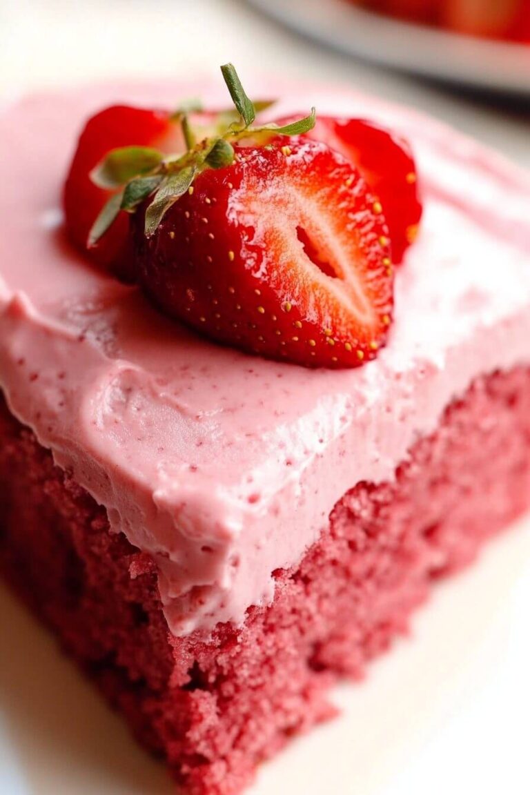 Sweet Strawberry Cake Recipe