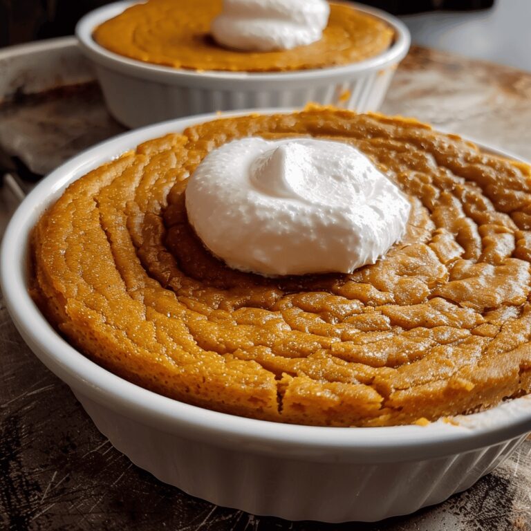 Simple Crustless Pumpkin Pie Recipe