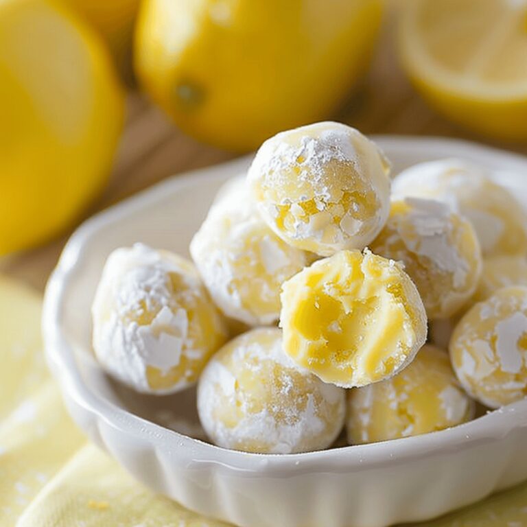 Lemon White Chocolate Truffles Recipe
