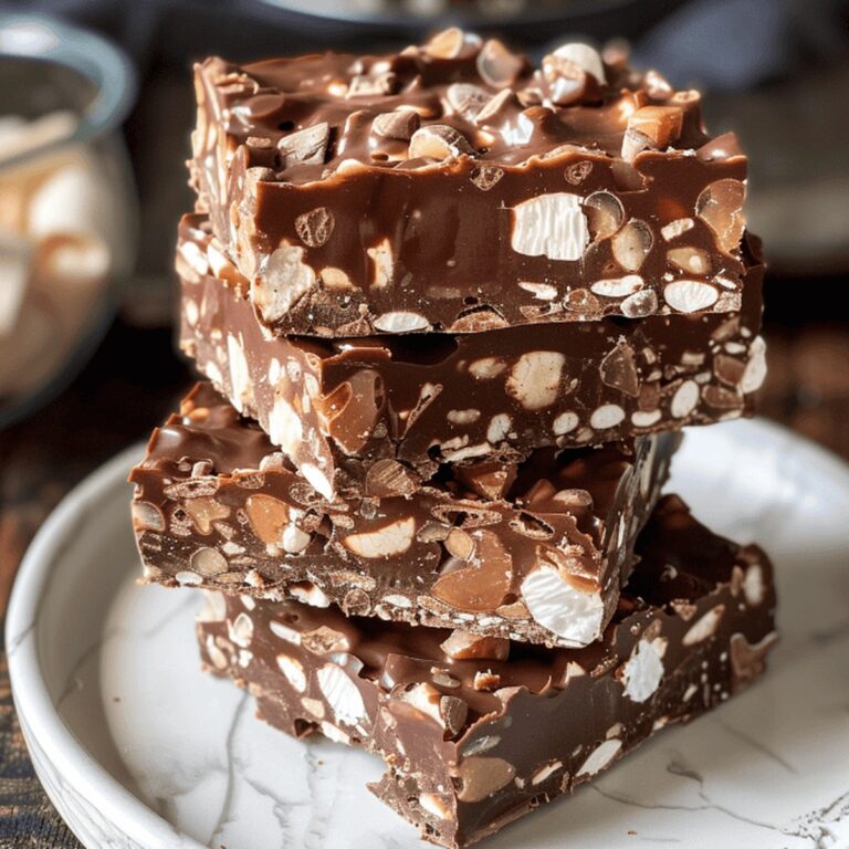 No Bake Rocky Road Bars Recipe