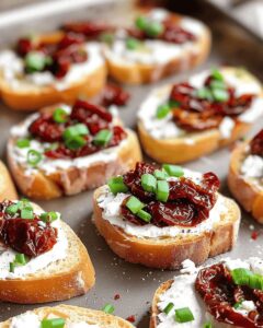 Sun-Dried Tomato Bruschetta Recipe