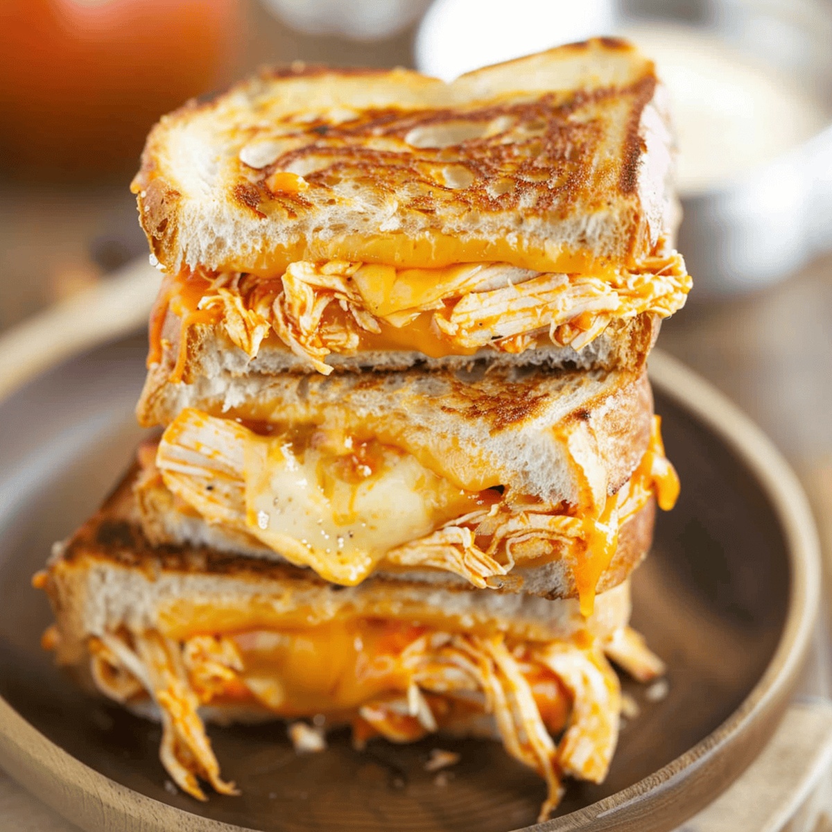 Buffalo Chicken Grilled Cheese Sandwich Recipe