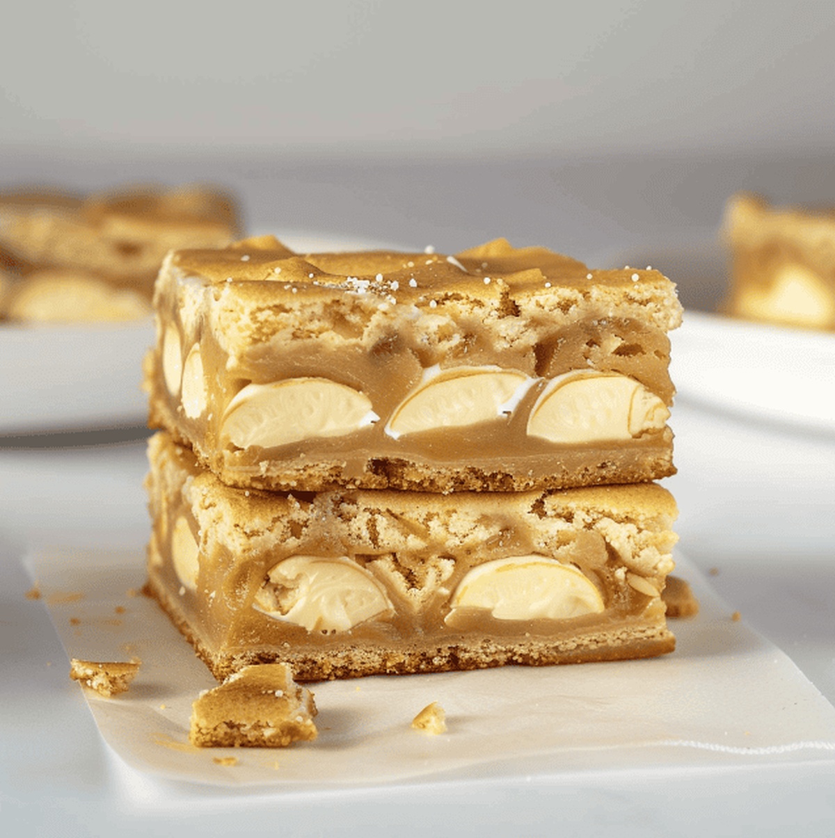 Golden Oreo Blondies Recipe