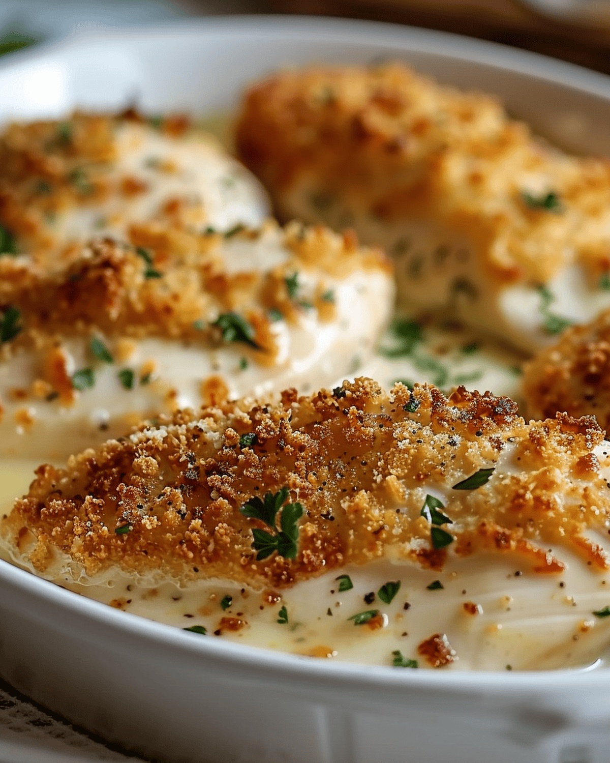 Crispy Parmesan-Crusted Chicken Bake Recipe