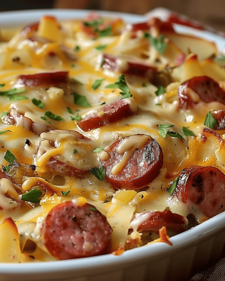 Hearty Ranch Hash Brown Casserole with Sausage Recipe