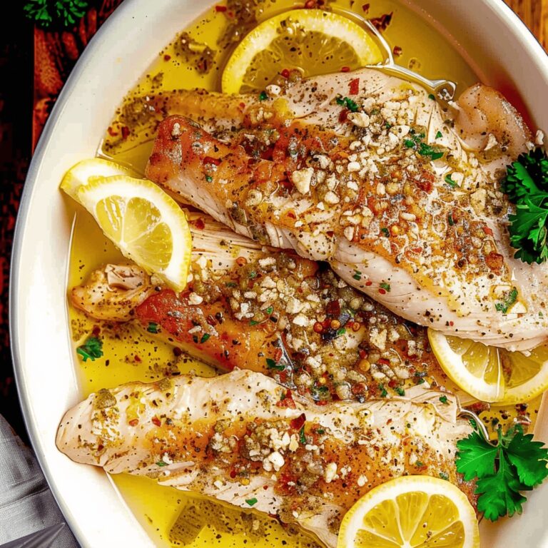 Garlic Butter Oven Baked Tilapia Recipe