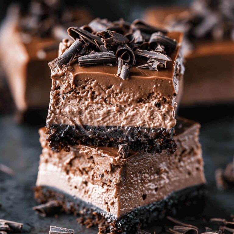 Chocolate Cheesecake Bars Recipe