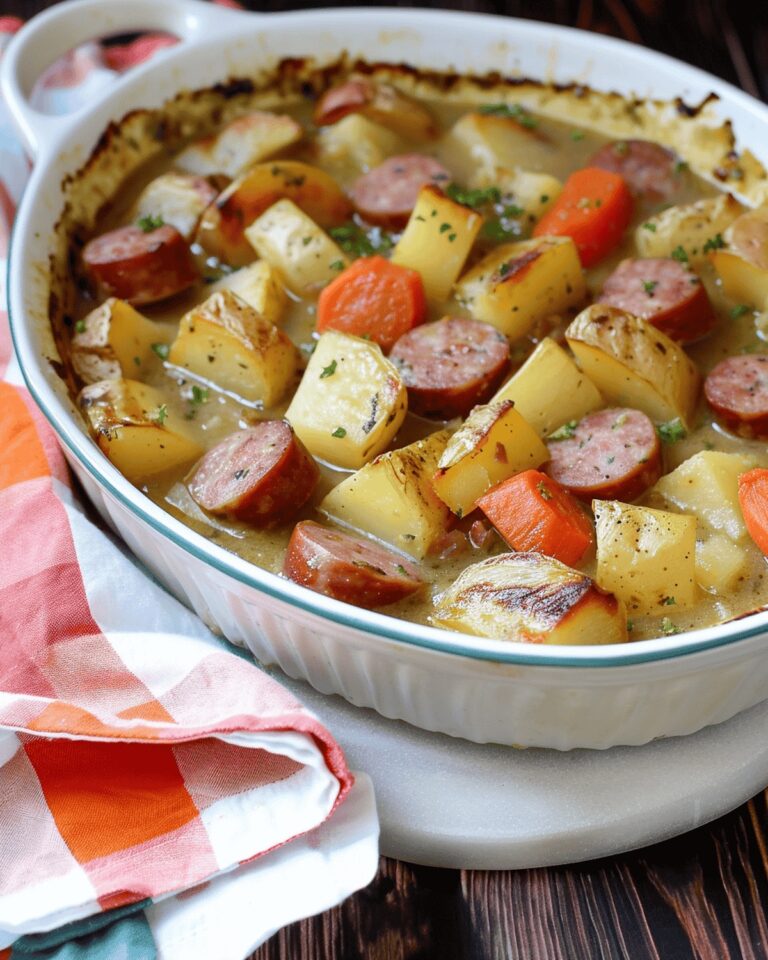 Hearty Sausage and Potato Bake Recipe
