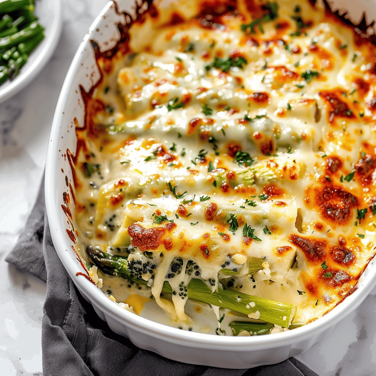Cheesy Asparagus Casserole Recipe