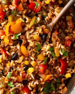 Hearty Mexican Beef and Rice Recipe