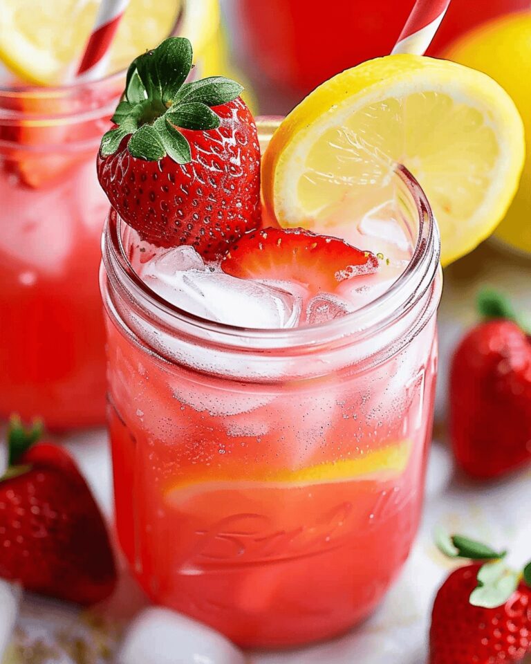 Strawberry Coconut Water Lemonade Recipe