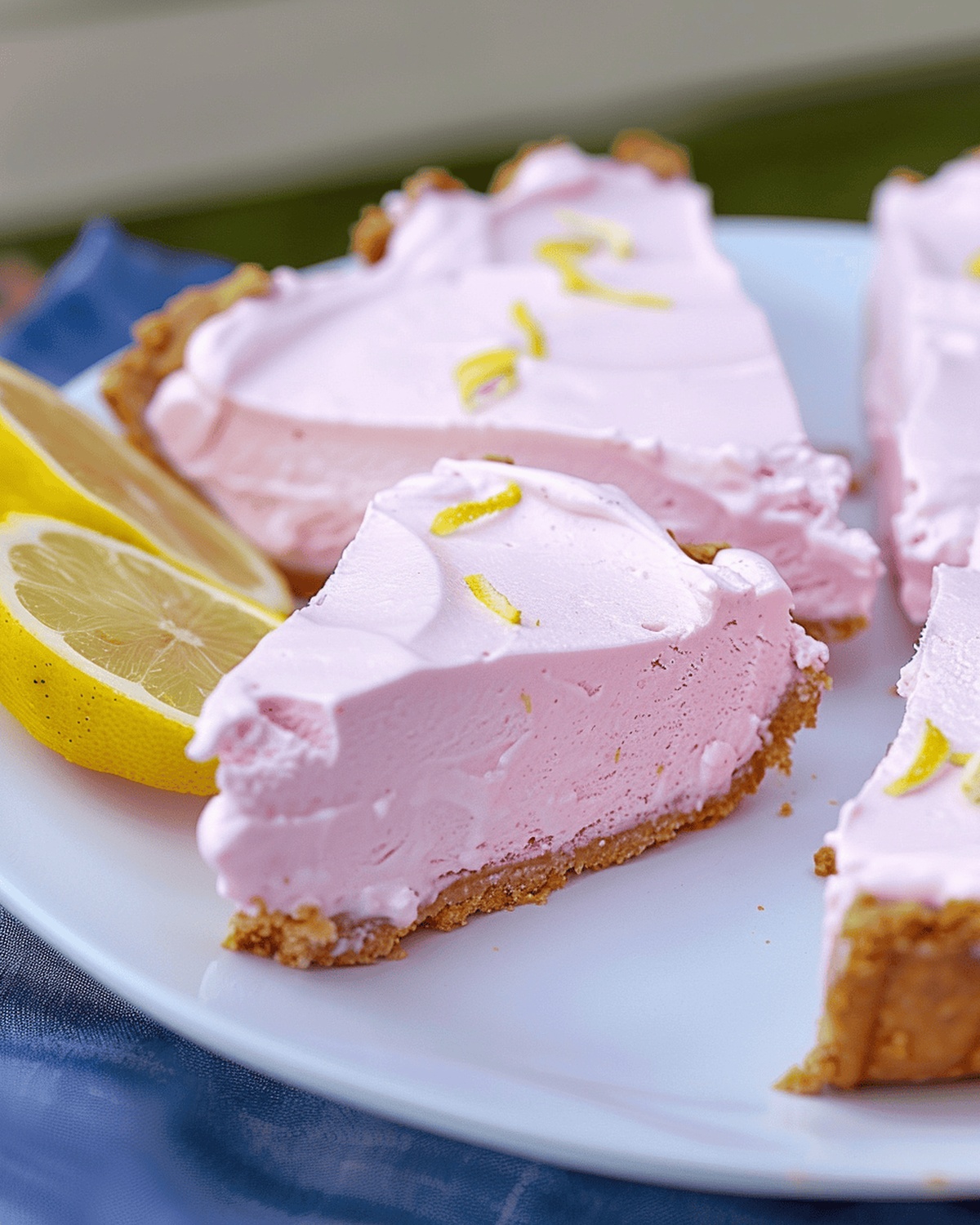 Creamy Frozen Pink Lemonade Pie Recipe