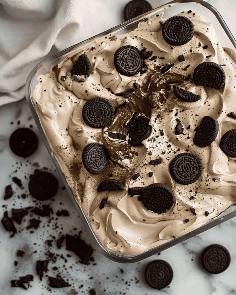 Decadent Mocha Oreo No-Bake Dessert Recipe