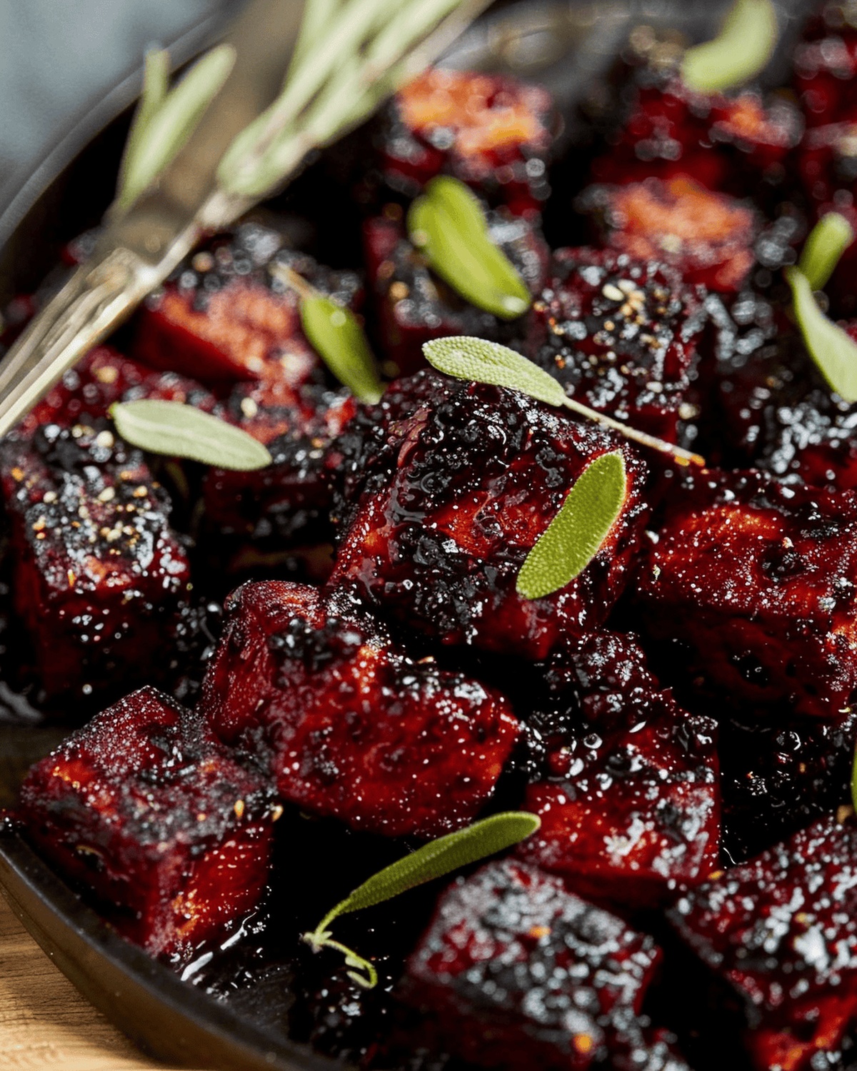 Bold Blackberry Glazed Tofu Recipe
