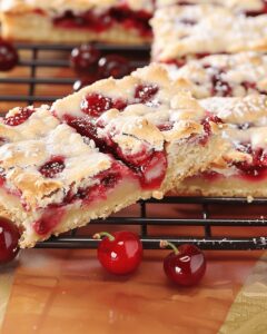 Heavenly Cherry Almond Bars Recipe