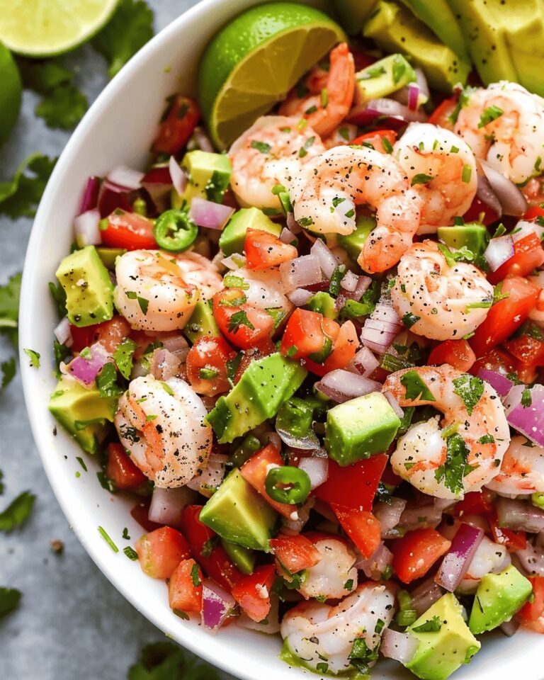 Zesty Lime Shrimp and Avocado Salad Recipe
